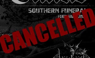 Taake tour cancellation image used as the feature image for article