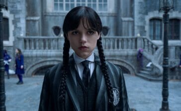 Jenn Ortega in Wednesday. IMAGE: Netflix.