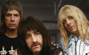 Michael McKean, Harry Shearer, and Michael McKean as Spinal Tap. Image: Simon & Shuster