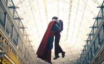 David Corenswet as Superman and Rachel Brosnahan as Lois Lane. IMAGE: Warner