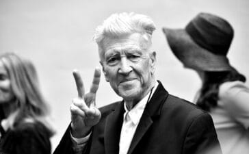 LOS ANGELES, CALIFORNIA - JULY 07: (EDITORS NOTE: Image has been converted to black and white) Director David Lynch attends the 11th Annual Peace and Love Birthday Celebration honoring Ringo Starr's 79th birthday at Capitol Records Tower on July 07, 2019 in Los Angeles, California. (Photo by Scott Dudelson/Getty Images)
