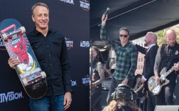 Watch Tony Hawk Join Goldfinger On Stage at Vans Warped Tour Long Beach