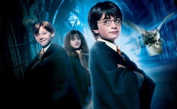 Harry Potter and the Philsopher's Stone is one of the top 10 movies streaming in Australia this week. IMAGE: Warner