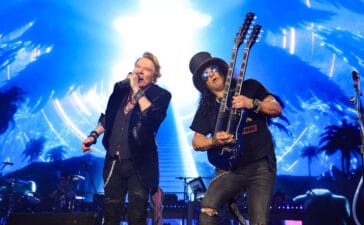 Axl Rose and Slash of Guns N' Roses | Photo by Kevin Mazur (Getty Images for Power Trip)