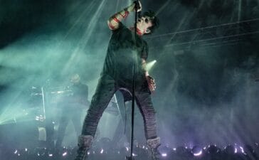BIRMINGHAM, ENGLAND - NOVEMBER 15: Gary Numan performs onstage during a concert at O2 Academy Birmingham on November 15, 2025 in Birmingham, England. (Photo by Katja Ogrin/Redferns)