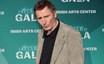 NEW YORK, NEW YORK - NOVEMBER 07: Liam Neeson attends the 26th Annual Spirit of Ireland Gala at Pier 60 on November 07, 2025 in New York City. (Photo by Dia Dipasupil/Getty Images)