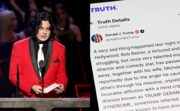 Jack White Has Slammed Donald Trump's "Disgusting" Response To Rob Reiner's Death