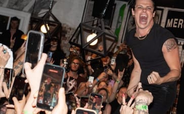 Yungblud bartending Crowbar Brisbane