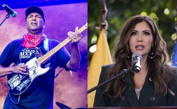 Tom Morello Trump Nazi slogan