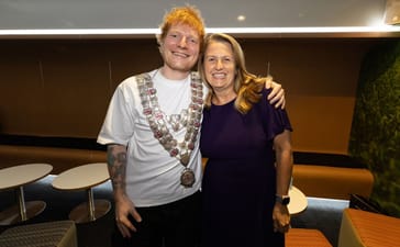 Ed Sheeran Honorary Mayor of Ipswich