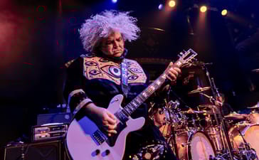 SAN FRANCISCO, CALIFORNIA - APRIL 07: Buzz Osborne of Melvins performs at Great American Music Hall on April 07, 2025 in San Francisco, California. (Photo by Miikka Skaffari/Getty Images)