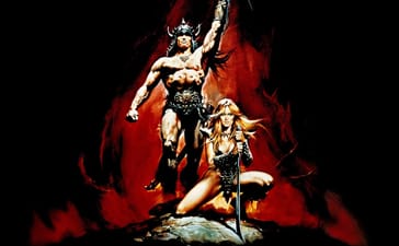 Conan The Barbarian, the film that put Arnold Schwarzenegger on the map. IMAGE: Renato Casaro/ Dino De Laurentiis Corporation