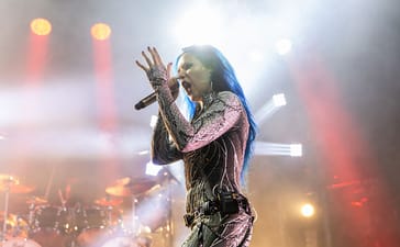 Alissa White-Gluz Blue Medusa band