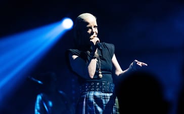 Shirley Manson of Garbage performs in Melbourne, Australia in 2025.