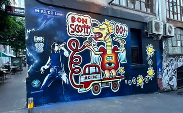 Bon Scott Mural