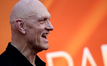 Peter Garrett attending the 2026 APRA Music Awards at Sydney’s Hordern Pavilion.