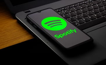 Photo illustration showing the Spotify app on a smartphone in September 2026.