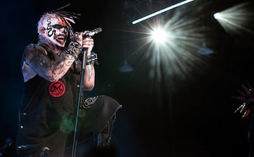 Chad Gray of Mudvayne performing in 2023
