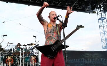 Trivium's Matt Heafy. Photo by Theo Wargo (Getty Images)