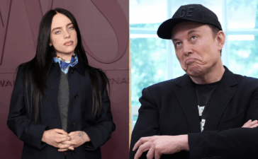 Billie Eilish - Elon Musk | Photo: Noam Galai, Kevin Dietsch/Getty Images