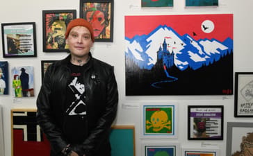 Matt Skiba Jesse Michaels Art Exhibition