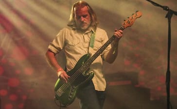 Bryan Richie of The Sword performing at LEVITATION Festival