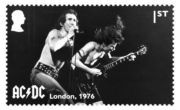 AC/DC Honoured with Royal Mail Stamp Collection for 50th Anniversary