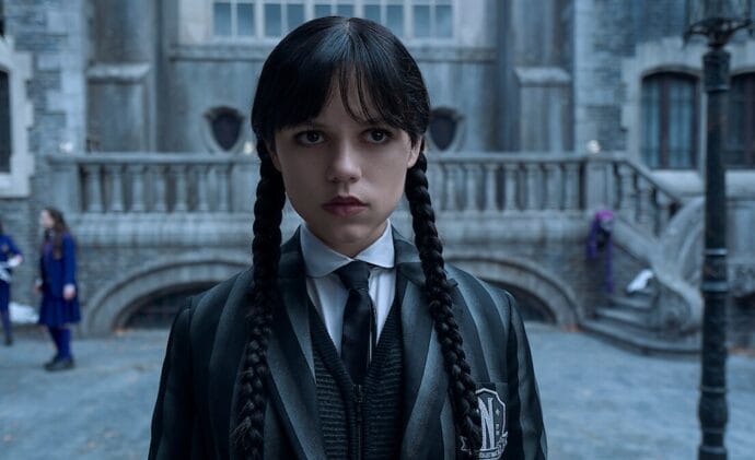 Jenna Ortega in Wednesday IMAGE: Netflix