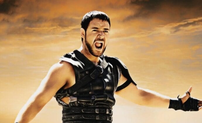 Gladiator star Rusell Crowe has been cast in the Highlander remake. IMAGE: Universal