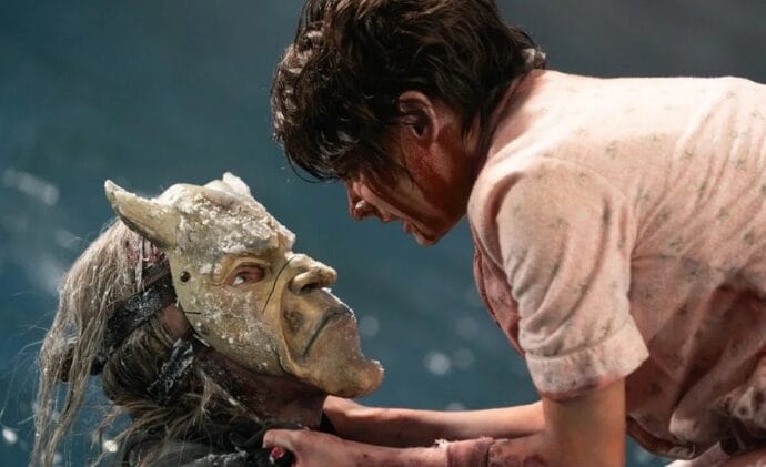 Ethan Hawke and Madeleine McGraw in Black Phone 2 IMAGE: Universal