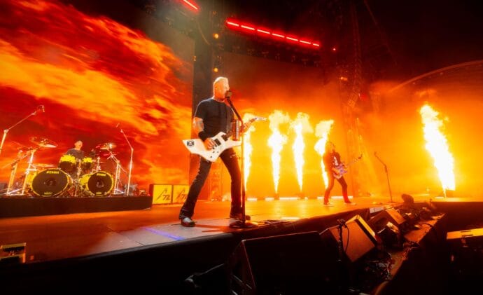 Metallica performs at Adelaide Oval, Adelaide