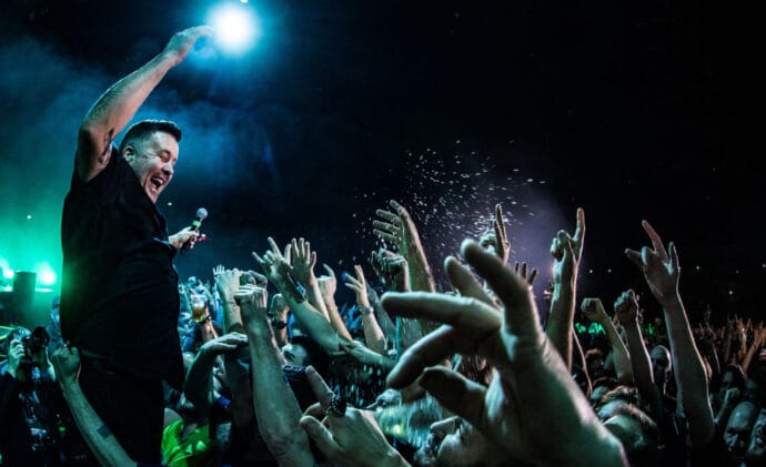 Ken Casey of Dropkick Murphy (Photo by Paul Bergen/Redferns)