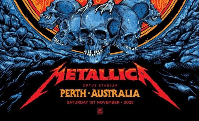 Metallica Perth Poster