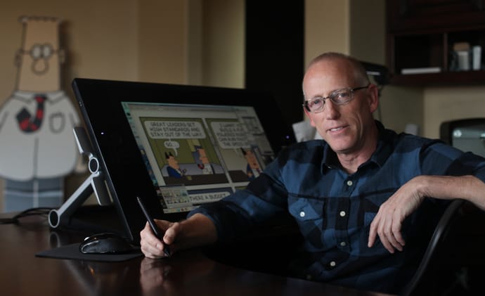Scott Adams, creator of Dilbert IMAGE: Scott Adams (supplied)