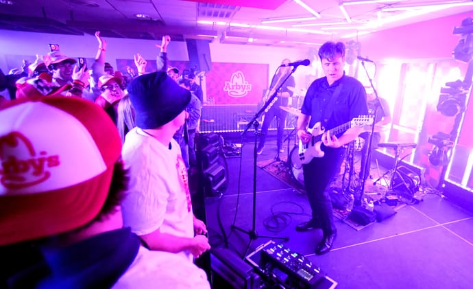 Jimmy Eat World Just Performed At An Arby's In Florida Last Night