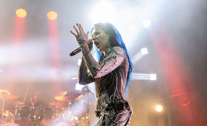 Alissa White-Gluz Blue Medusa band