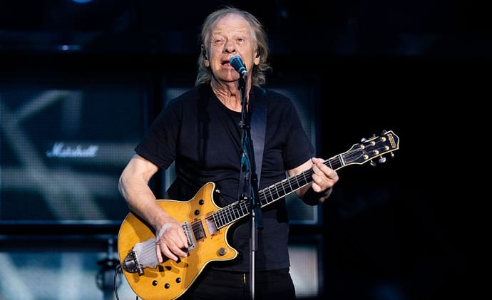 Stevie Young hospitalised AC/DC (Photo by Roberto Ricciuti/Getty Images)