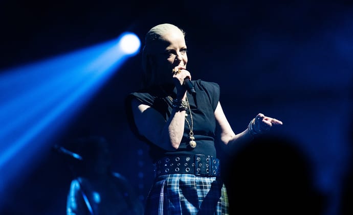 Shirley Manson of Garbage performs in Melbourne, Australia in 2025.