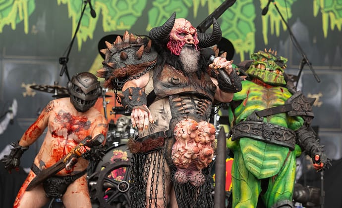GWAR death threats Trump Musk Riot Fest