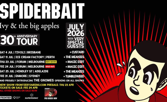 Spiderbait Ivy and the Big Apples tour