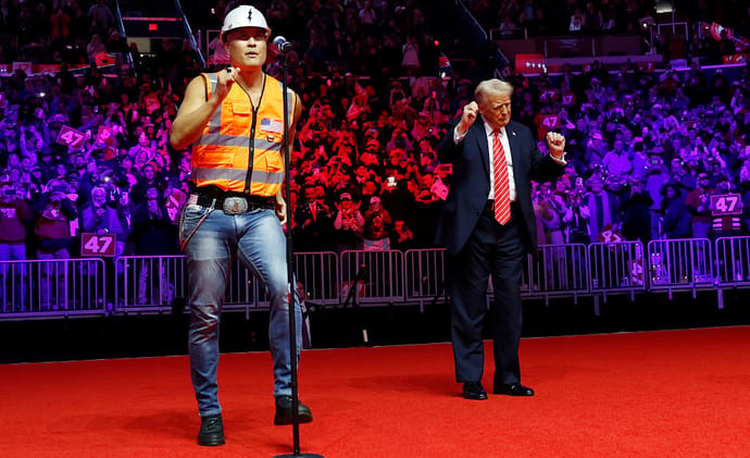 Donald Trump YMCA dance Billboard charts