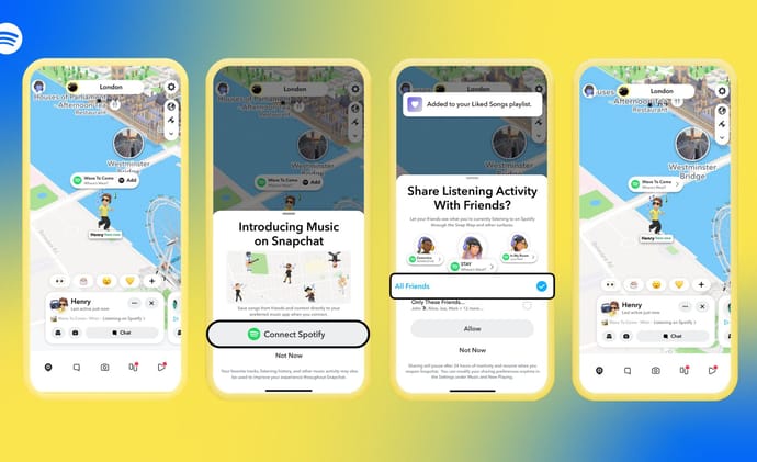 Snapchat Now Playing Spotify