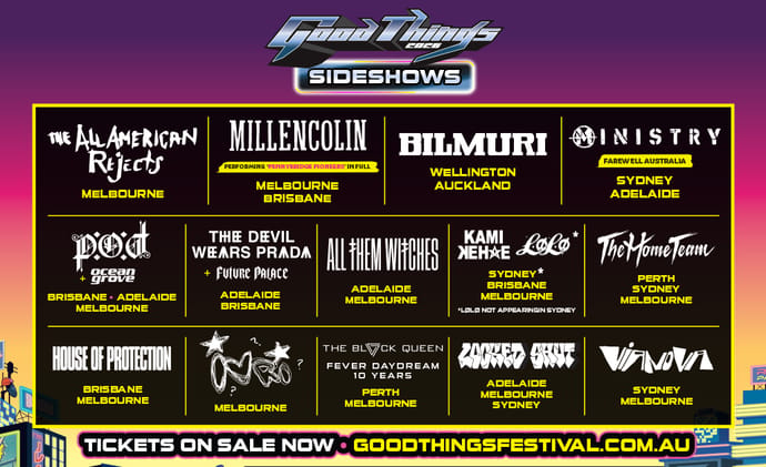 Good Things Festival 2026 sideshows