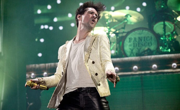 Brendon Urie of Panic! At The Disco (Photo by Tim Mosenfelder/WireImage)