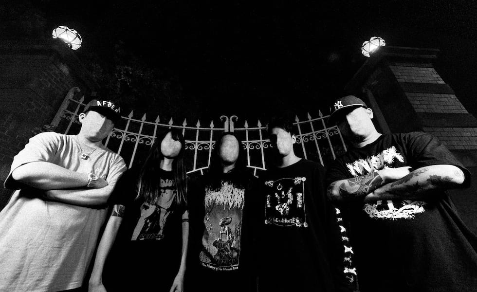 KRUELTY band picture featuring the members standing side by side