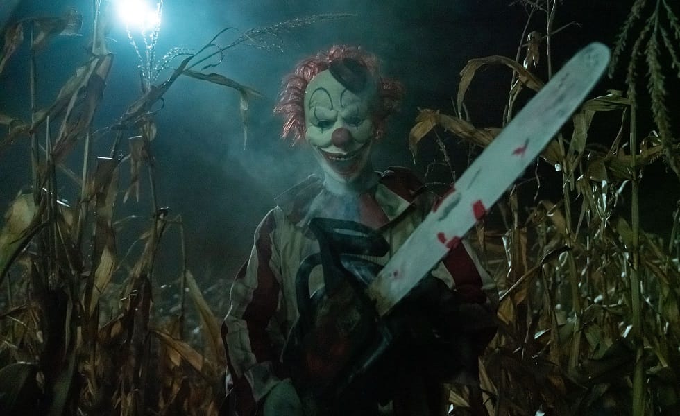Frendo the Clown in Clown in a Cornfield. Image: StudioCanal