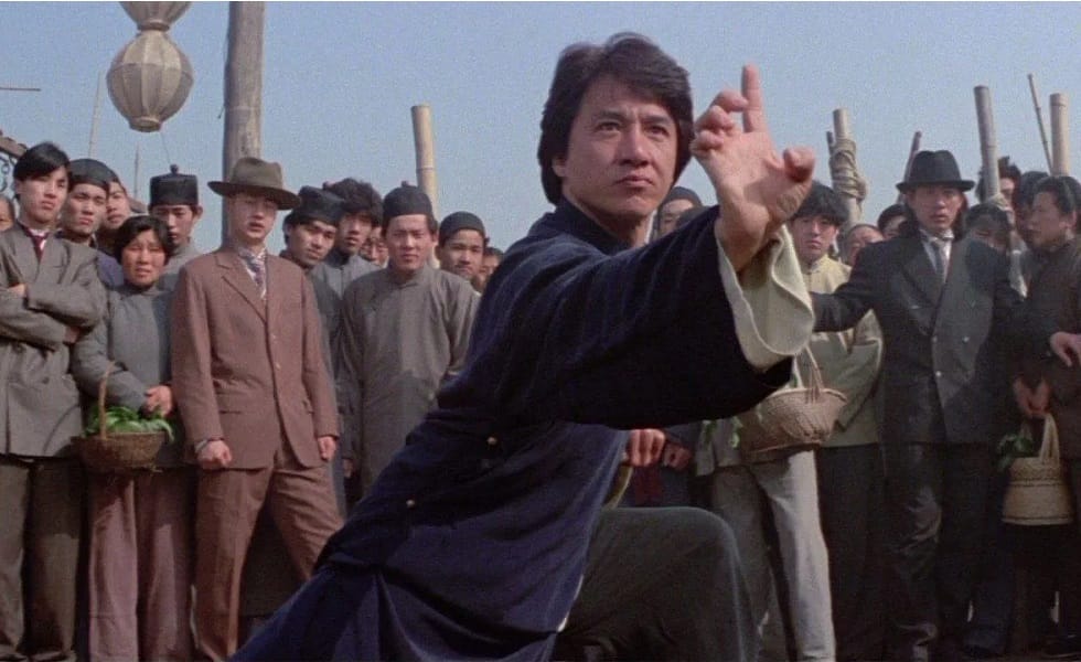 Stunt man and actor Jackie Chan in Drunken Master II. Image supplied.