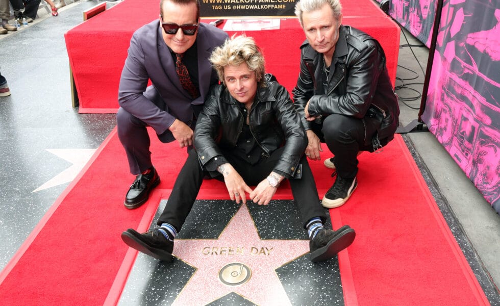 Green Day Immortalised with Star on the Hollywood Walk of Fame