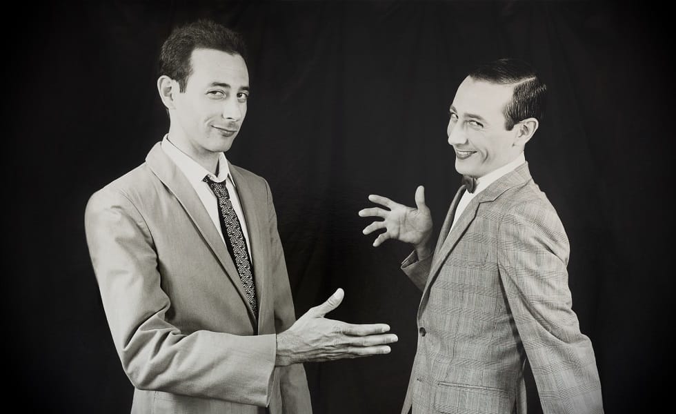 Paul Reubens and Pee-Wee Herman in Pee-Wee As Himself. IMAGE: max/Warner