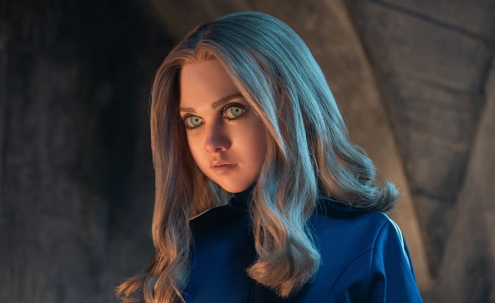 M3GAN in M3GAN 2.0 directed by Gerard Johnstone. IMAGE: Universal